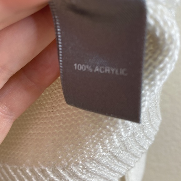 Marled hooded star sweater crocheted women’s medium EUC - Picture 4 of 5